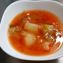 ツナとジャガイモの味噌スープ